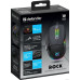 Игровая мышь Defender Rock GM-552 RGB (52552) (полноразмерная игровая мышь для ПК, проводная USB, сенсор оптический 7200dpi, 7 кнопок, колесо с нажатием, цвет черный)