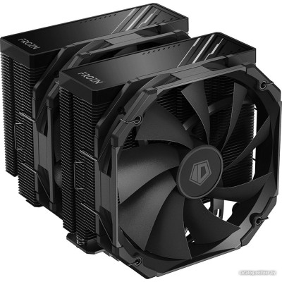 Кулер ID-Cooling FROZN A720 BLACK LGA1700/1200/115X/AM5/AM4 (6шт/кор, TDP 300W, PWM, черный, 7 тепл.трубок + медная база, DUAL FAN 140mm) RET