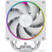 Кулер ID-Cooling FROZN A610 ARGB WHITE LGA20XX/1700/1200/115X/AM5/AM4 (10шт/кор, TDP 250W, PWM, черный, 6 тепл.трубок + медная база, ARGB FAN 120mm, белый) RET