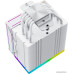 Кулер ID-Cooling FROZN A610 ARGB WHITE LGA20XX/1700/1200/115X/AM5/AM4 (10шт/кор, TDP 250W, PWM, черный, 6 тепл.трубок + медная база, ARGB FAN 120mm, белый) RET