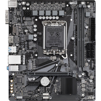 MB Gigabyte H610M H V3 DDR4 Soc-1700 (H610) PCI-Ex16 PCI-Ex1 M.2 2xDDR4 3200MHz VGA+HDMI mATX RTL