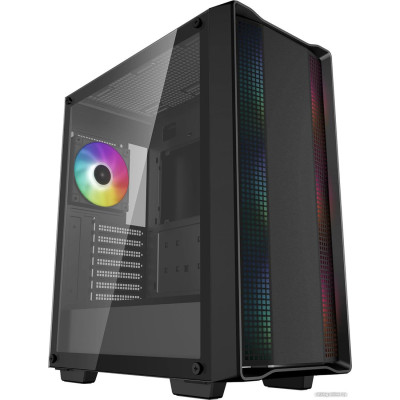 Корпус ATX Без БП Deepcool CC560 ARGB V2 (R-CC560-BKTAA4-G-2) (Tempered Glass,1xUSB3.0, 1xUSB-A 3.2 5Гбит/с, 4x120mm ARGB Fan, HD Audio+Mic, 2x3.5