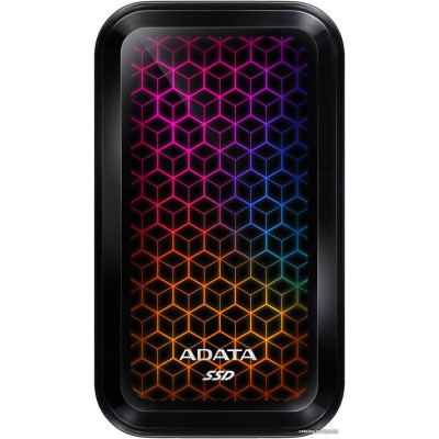 Внешний накопитель SSD USB3.2 ADATA 512GB SE770G (ASE770G-512GU32G2-CBK) металл, черный