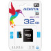 Micro SDHC 32 Gb ADATA Premier (AUSDH32GUICL10A1-RA1) (32 ГБ, класс 10, UHS-I (класс U1), чтение: 80 МБ/с) RETAIL с адаптером