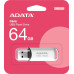 USB2.0 64Gb ADATA C906 Classic (AC906-64G-RWH), пластик, с колпачком, белый