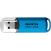 USB2.0 32Gb ADATA C906 Classic (AC906-32G-RWB), пластик, с колпачком, голубой