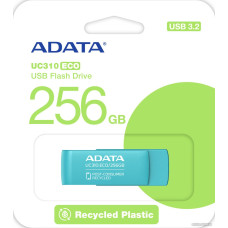 USB3.2 256Gb ADATA UC310 ECO (UC310E-256G-RGN) USB 3.2 Type-A, пластик, поворотный разъем, голубой