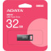 USB3.2 32Gb ADATA UR340 (AROY-UR340-32GBK) USB 3.2 Type-A, металл, без колпачка, серый