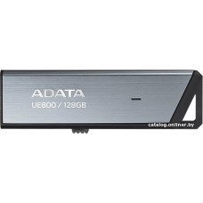 USB3.2 128Gb ADATA UE800 (AELI-UE800-128G-CSG) USB 3.2 TypeС, металл, выдвижной разъем, черный