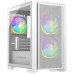 Корпус MicroATX Без БП Powercase Alisio Micro Z3W ARGB (CAMZW-A3) (Tempered Glass, 2xUSB 2.0, 1xUSB-A 3.2 5Гбит/с, 3x120mm ARGB FAN, HD Audio+Mic, VGA MAX 330mm, CPU MAX 175mm, пылевые фильтры) White