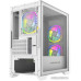 Корпус MicroATX Без БП Powercase Alisio Micro Z3W ARGB (CAMZW-A3) (Tempered Glass, 2xUSB 2.0, 1xUSB-A 3.2 5Гбит/с, 3x120mm ARGB FAN, HD Audio+Mic, VGA MAX 330mm, CPU MAX 175mm, пылевые фильтры) White