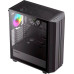 Корпус ATX Без БП GameMax Precision 2 (Tempered Glass, MESH сетка, 3xUSB 3.0, 1xType-C, HD Audio+Mic, PWM+ARGB Hub, 2x120mm ARGB fan incl., COC Cooling FAN, VGA MAX 360mm, CPU MAX 170mm, съёмная TOP панель для удобной сборки и установки AIO) Black