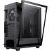Корпус ATX Без БП GameMax Precision 2 (Tempered Glass, MESH сетка, 3xUSB 3.0, 1xType-C, HD Audio+Mic, PWM+ARGB Hub, 2x120mm ARGB fan incl., COC Cooling FAN, VGA MAX 360mm, CPU MAX 170mm, съёмная TOP панель для удобной сборки и установки AIO) Black
