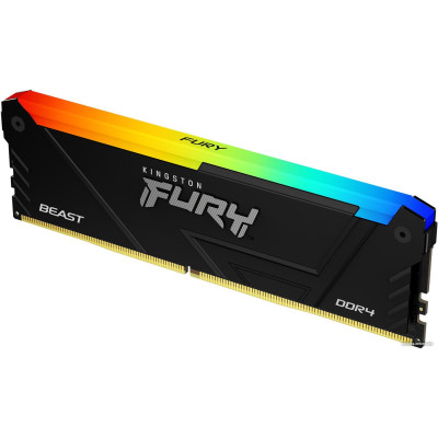 DDR4 32Gb PC-25600 3200MHz Kingston FURY Beast RGB (KF432C16BB2A/32) CL16