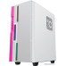 Корпус ATX Без БП GameMax Brufen C3 WP (Tempered Glass, Mesh сетка+ARGB Strip 1хUSB 2.0, 1xUSB-A 3.2 5Гбит/с, HD Audio+Mic, VGA MAX 340mm, CPU MAX 170mm, 1x120mm ARGB GMX-12-Rainbow -C9 fan, 1xPatent Cooling&Over Clocking(COC) Fan) White/Pink
