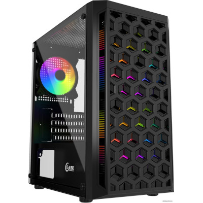 Корпус MicroATX Без БП Powercase Mistral Micro T3B (CMIMTB-L3) (Tempered Glass, 2xUSB 2.0, 1xUSB-A 3.2 5Гбит/с, 2x140mm 