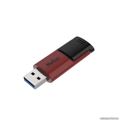 USB3.0 512Gb Netac U182 (NT03U182N-512G-30RE) USB 3.0 Type-A, пластик, выдвижной механизм, черный/красный