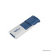 USB3.0 512Gb Netac U182 (NT03U182N-512G-30BL) USB 3.0 Type-A, пластик, выдвижной механизм, белый/синий