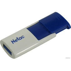 USB3.0 32Gb Netac U182 (NT03U182N-032G-30BL) USB 3.0 Type-A, пластик, выдвижной механизм, белый/синий