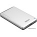 Бокс для накопителя Netac WH12 (NT07WH12-30CC) интерфейс SATA, до 2ТБ, подключение через USB 3.2 Gen1 Type-A (5 Гбит/с)/USB 3.2 Gen1 Type-C (5 Гбит/с), корпус алюминий