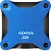 Внешний накопитель SSD USB3.2 ADATA 1TB SD620 (SD620-1TCBL) USB-A, защищенный, стандарт прочности MIL-STD-810G 516.6, си