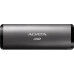 Внешний накопитель SSD USB3.2 ADATA 2000GB SE760 (ASE760-2TU32G2-CTI) 3DNand титан