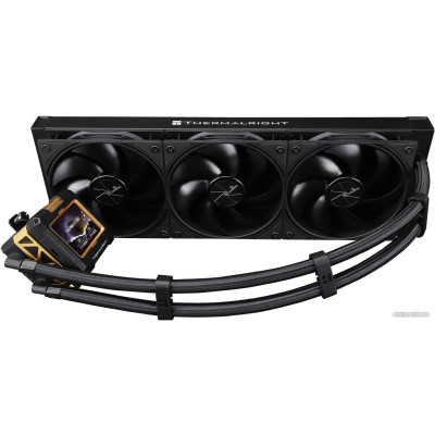 Система водяного охлаждения Thermalright Frozen Warframe 360 Black (F-WFRAME-360-BL) / (LGA115X/1200/1700/2011/2066/FM1/FM2/FM2+/AM2/AM2+/AM3/AM3+/AM4/AM5) / 360mm / 3x120mm / PWM / Black