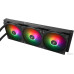 Система водяного охлаждения Thermalright Frozen Warframe 360 Black ARGB (F-WFRAME-360-BL-ARGB) / (LGA115X/1200/1700/2011/2066/FM1/FM2/FM2+/AM2/AM2+/AM3/AM3+/AM4/AM5) / LCD Display / 360mm / 3x120mm / PWM / Black
