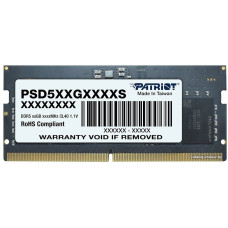 SO-DIMM DDR5 16Gb PC-44800 5600MHz Patriot Signature Line (PSD516G560081S) CL46-46-46-90