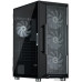 Корпус ATX Без БП Zalman i3 Neo ARGB (Tempered Glass, 1xUSB 2.0, 2xUSB-A 3.2 5Гбит/с, 4x120mm FRGB FAN, 2х3,5, 3х2.5, HD Audio+Mic, VGA MAX 355mm, CPU MAX 160mm, пылевые фильтры) Black