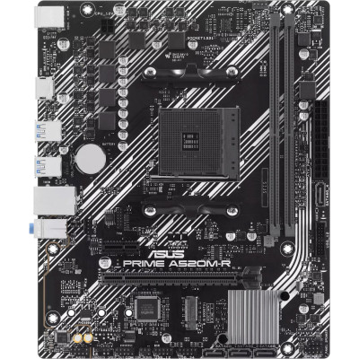 MB ASUS PRIME A520M-R Soc-AM4 (A520) PCI-Ex16 PCI-Ex1 M.2 2xDDR4 5100Mhz HDMI mATX RTL