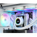 Система водяного охлаждения ID-Cooling SL360 XE WHITE / LGA2066/2011/1851/1700/1200/1151/1150/1155/1156 AMD AM5/AM4 / 3*120mm FDB / ARGB подсветка/ 1800RPM±10% / LCD Display / White