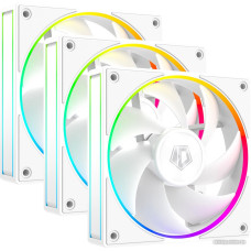 Вентилятор 120mm ID-Cooling AF-127-ARGB-W TRIO (НАБОР 3 в 1) 120x120x27мм (PWM, Low Noise, резиновые углы, Addresable RG