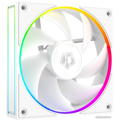 Вентилятор 120mm ID-Cooling AF-127-ARGB-W 120x120x27мм (PWM, Low Noise, резиновые углы, Addresable RGB, 500-2000об/мин) BOX
