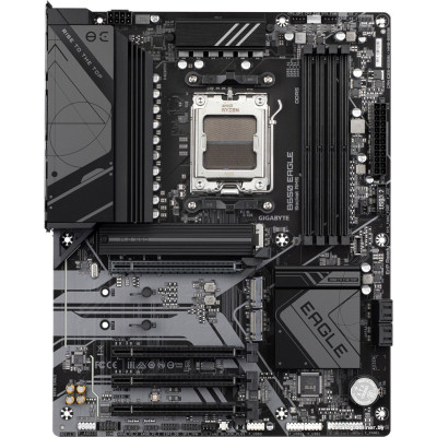 MB Gigabyte B650 EAGLE Soc-AM5 (B650) 4xPCI-Ex16 3xM.2 1GbE LAN RAID 0/1/10 4xDDR5 7600MHz+ DP+HDMI ATX RTL