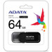 USB2.0 64Gb ADATA UV240 (AUV240-64G-RBK) USB 2.0 Type-A, пластик, раскладной корпус, черный