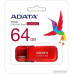 USB2.0 64Gb ADATA UV240 (AUV240-64G-RRD) USB 2.0 Type-A, пластик, раскладной корпус, красный