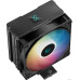 Кулер DeepCool AG400 DIGITAL BK ARGB (R-AG400-BKADMN-G-1) LGA1700/1200/115X/AM5/AM4/ ARGB Fan 120mm/ 4 TT / PWM / TDP 220W, черный