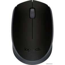 Мышь беспроводная Logitech M171 (910-004643) Black-grey USB 3btn+Roll (ноутбучная мышь для ПК, радио, сенсор оптический 