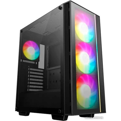 Корпус ATX Без БП Deepcool MATREXX 55 V4 (R-MATREXX55-BKADA4-G-4) (Tempered Glass, 2xUSB-A 3.2 5Гбит/с, 4x120mm ARGB Fan, HD Audio+Mic, 2x3.5