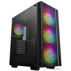 Корпус ATX Без БП Deepcool MATREXX 55 MESH V4 (R-MATREXX55-BKAGA4-G-4) (Tempered Glass, 2xUSB-A 3.2 5Гбит/с, 4x120mm ARG