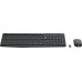 Комплект БЕСПРОВОДНОЙ Клавиатура + мышь Logitech MK235 Black (920-007949) (мышь радио (сенсор оптический), клавиатура радио, цвет черный)