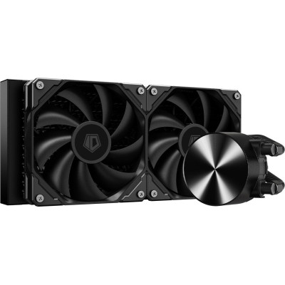 Система водяного охлаждения ID-Cooling FX240 PRO BLACK LGA2066/2011/1851/1700/1200/115X, AMD AM5/AM4 (TDP 300W, PWM, DUAL FAN 120mm) RET