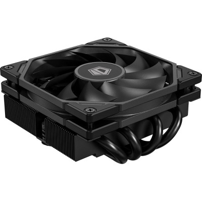 Кулер ID-Cooling IS-40-XT BLACK LGA1851/1700/1200/1151/1150/1155/1156/AM4, низкопрофильный 47mm, 800-2800об/мин, TDP 95W, PWM, 4 тепл.трубки прямого контакта, Black FAN 92mm 24шт/кор)