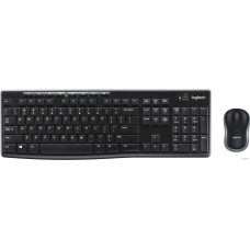 Комплект БЕСПРОВОДНОЙ Клавиатура + мышь Logitech MK270 Black (920-003381) (мышь беспроводная радио (сенсор оптический), 