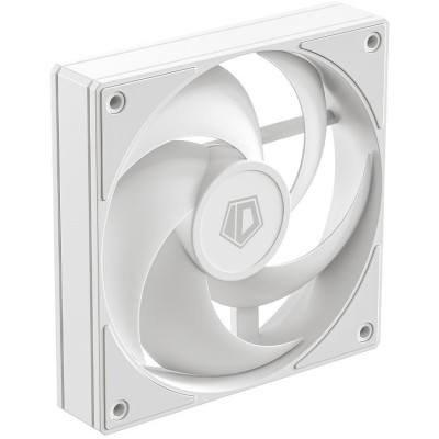 Вентилятор 120mm ID-Cooling AS-120-W 120x120x25мм (4Pin PWM, 27.2дБ, 2000об/мин) White