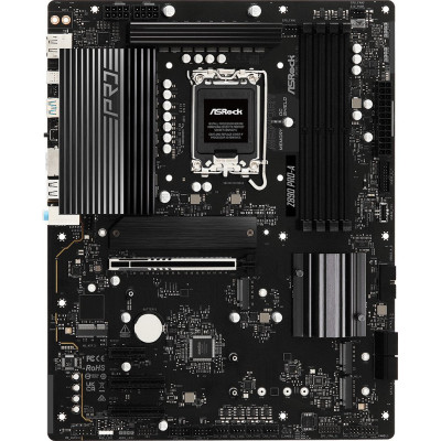 MB ASRock Z890 PRO-A Soc-1851 (Z890) PCI-Ex16 2xPCI-Ex4 PCI-Ex1 4xM.2+M.2 (WiFi/BT) 2.5GbE LAN 3xARGB+RGB RAID 0/1/5/10 4xDDR5 9066MHz+ DP+HDMI+Type-C ATX RTL