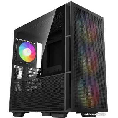 Корпус ATX Без БП Deepcool CH560 (R-CH560-BKAPE4-G-1) (Tempered Glass, 1xUSB-A 3.2 5Гбит/с, 1xUSB-C 3.2 5Гбит/с, 4x120mm ARGB Fan, HD Audio+Mic, 2x3.5
