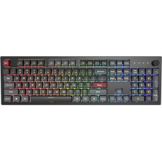 Клавиатура Montech MKey Darkness (MK105DB) / игровая / механическая / Gateron G Pro 2.0 Brown - линейные свитчи 50гр. / 