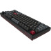 Клавиатура Montech MKey TKL Darkness (MK87DY) / игровая / механическая / Gateron G Pro 2.0 Gateron Yellow- линейные свитчи 45гр. / пластик - PBT / MDA профиль кейкапов / регулируемая RGB (18 режимов) / подключение USB-A / тихий клик / 87 клавиш (TKL)